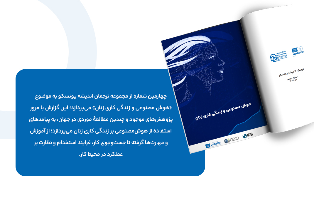 شماره چهارم ترجمان اندیشه یونسکو-هوش مصنوعی و زندگی کاری زنان